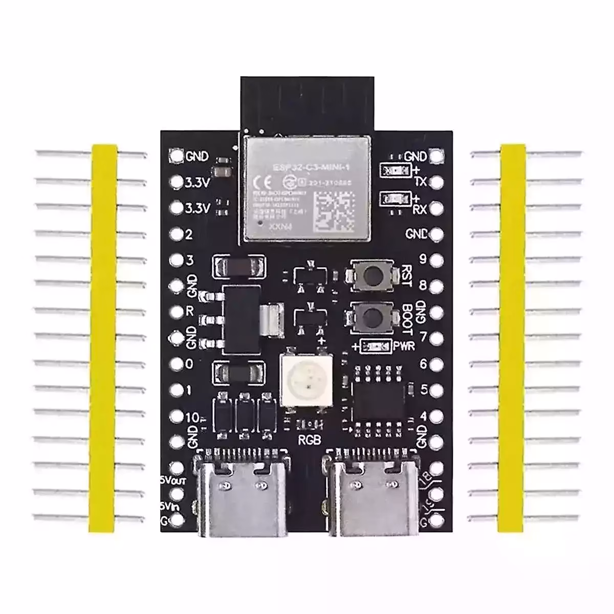 ESP32 C3 IoT Development Board: WiFi+Bluetooth 5.0 Dual Type-C Core Board - Image 1