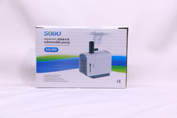 1765260061_sobo-aq-500-6w-fountain-pump-submersible-water-pump-for-low-water-level.jpg SOBO AQ-500 6w Fountain Pump Submersible Water Pump For Low Water Level - Image 1