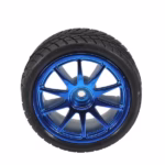 65mm Rubber Tire Wheel With Sponge Liner For 1:10 1/10 Smart Car Robot Parts