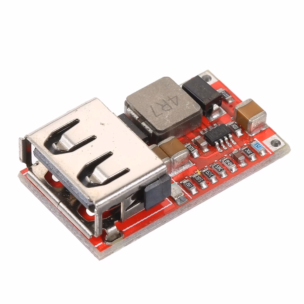 1769008287_6-24v-12v24v-to-5v-3a-car-usb-charger-module-dc-buck-step-down-converter-12v-5v-power-supply-module-6.webp 6-24V 12V/24V to 5V 3A CAR USB Charger Module DC Buck step down Converter 12v 5v power supply module - Image 1