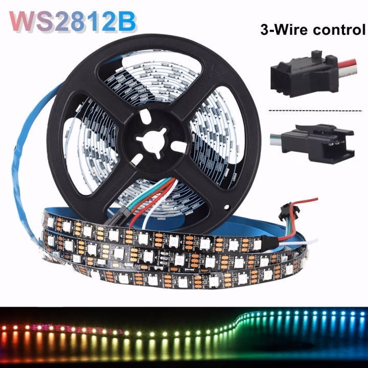 1775040613_639894_ws2812b-5050-rgbic-5v-smart-waterproof-led-strip-individually-addressable-ic-60-leds-light-15.jpg ESP32 MCU 2.8 Inch Smart Display for Arduino LVGL WIFI Bluetooth Touch WROOM 240*320 Screen LCD TFT Module - Image 1