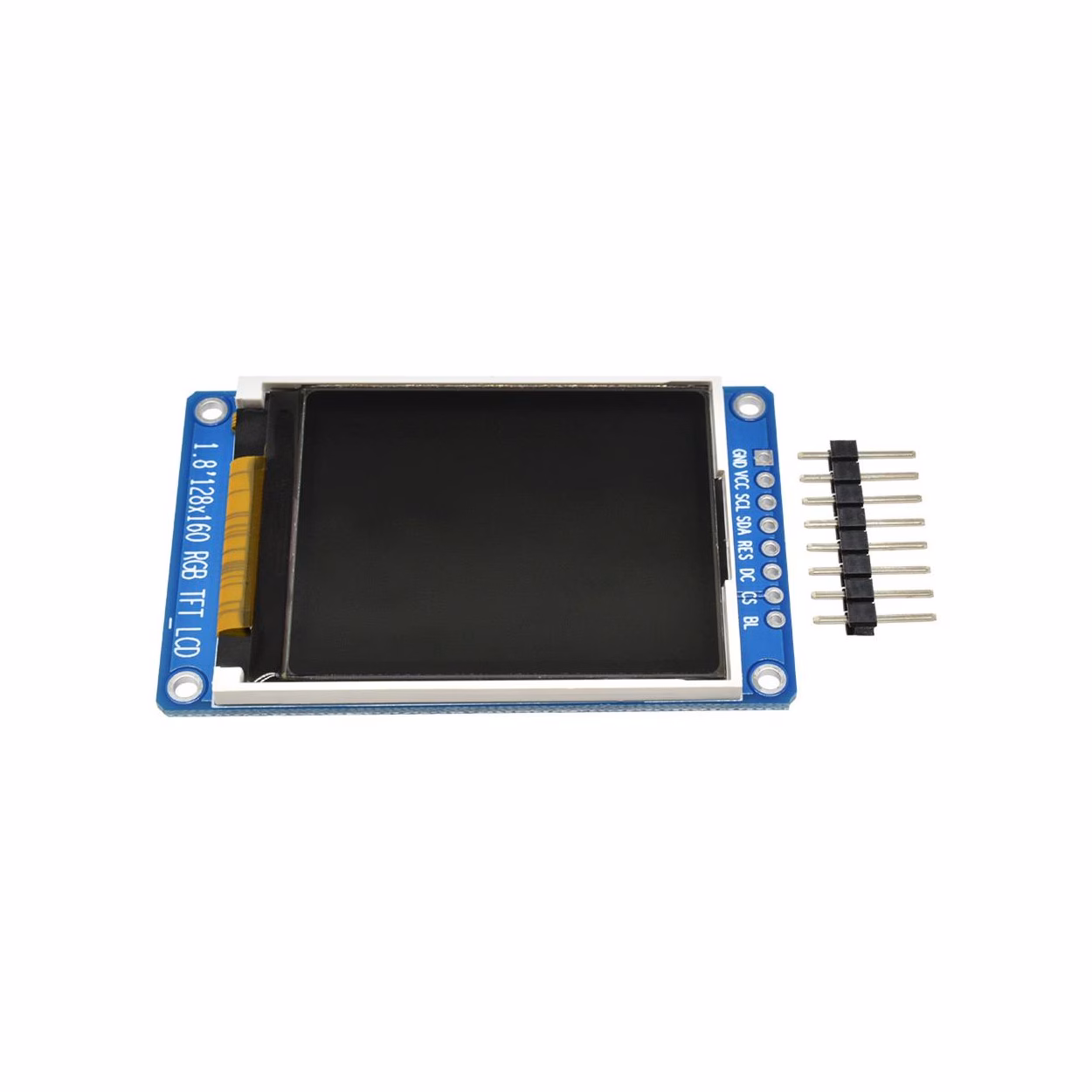 1781256967_18-inch-ips-spi-tft-lcd-display-module-st7735-st7789-65k-color-21.jpeg 1.8 Inch IPS SPI TFT LCD Display Module ST7735 ST7789 65K Color - Image 1
