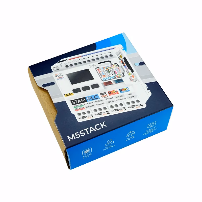 1781299249_m5stack-stamplc-controller-with-m5stamps3-industrial-iot-plc-controller.webp M5Stack StamPLC Controller with M5StampS3 | Industrial IoT PLC Controller - Image 1