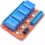 4 Channel 24V Relay Module High & Low Level Trigger | Industrial Control Board