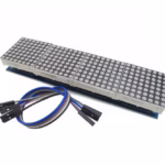 MAX7219 dot matrix module microcontroller module 4 in one  display RED