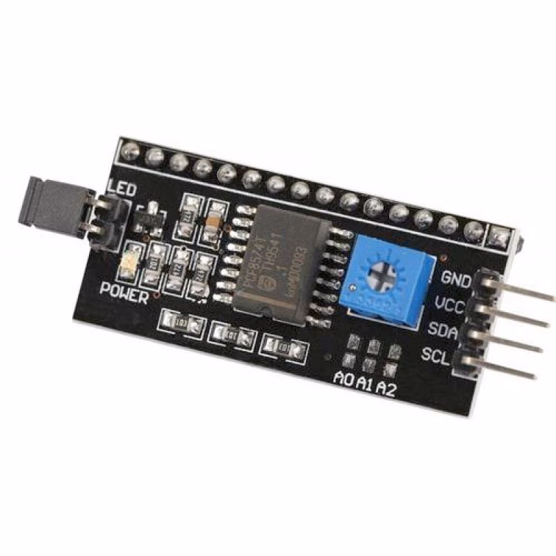 1742359818_1621249990_1998585284_i2c-serial-lcd-display-1-3.jpg Serial Board Module Port IIC/I2C/TWI/SPI Interface Module 1602 LCD Display - Image 1