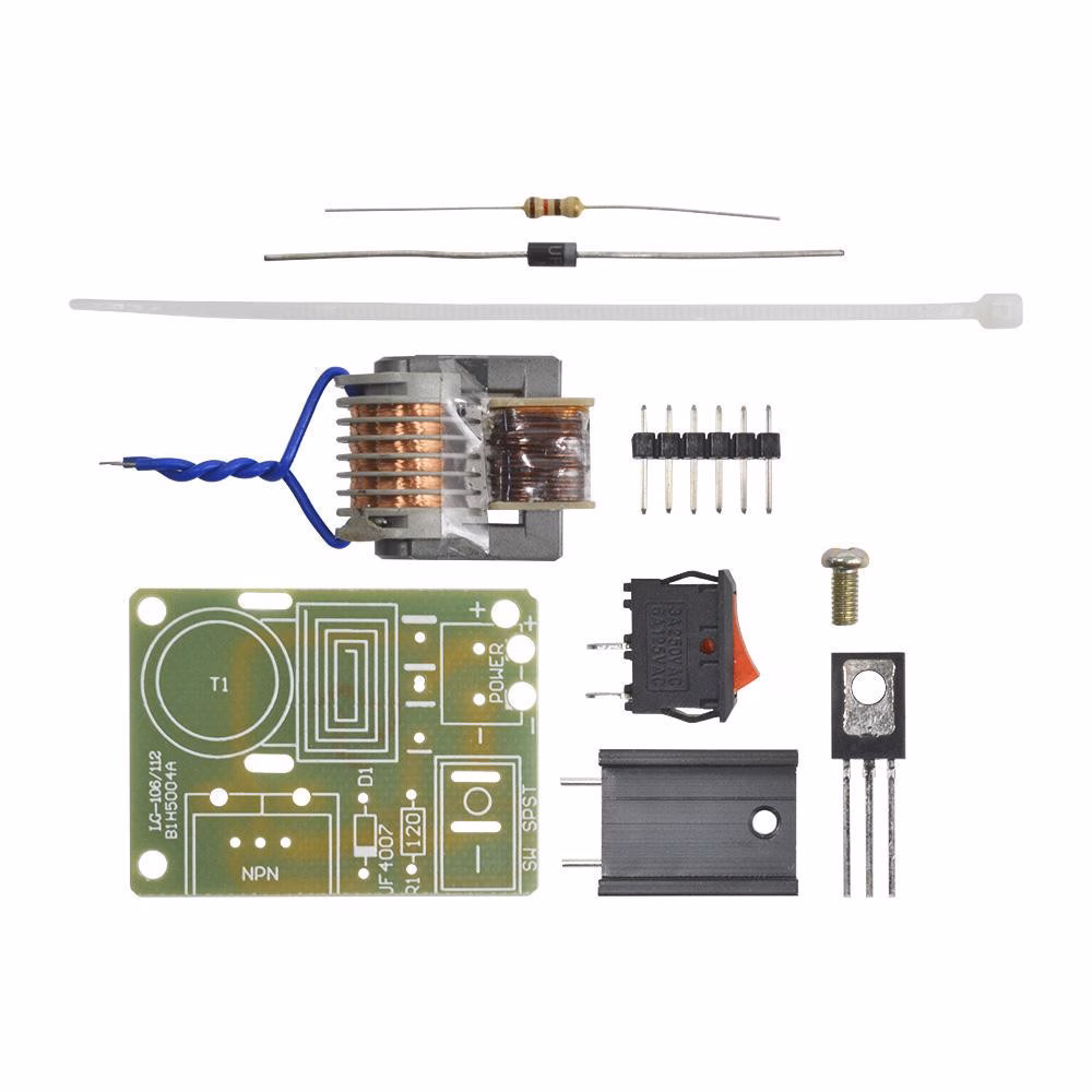 DC3-5V DIY Kit High Voltage Generator Arc Igniter Lighter Kit for DIY Electronic Production Suite - Image 1