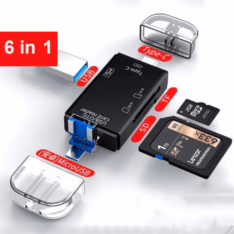 1772503444_368893_sd-card-reader-usb-c-card-reader-6-in-1-usb-20-tfmirco-sd-smart-memory-card-reader-type-c-otg-flash-drive-cardreader-adapter-5.webp SD Card Reader USB C Card Reader 6 In 1 USB 2.0 TF - Image 1