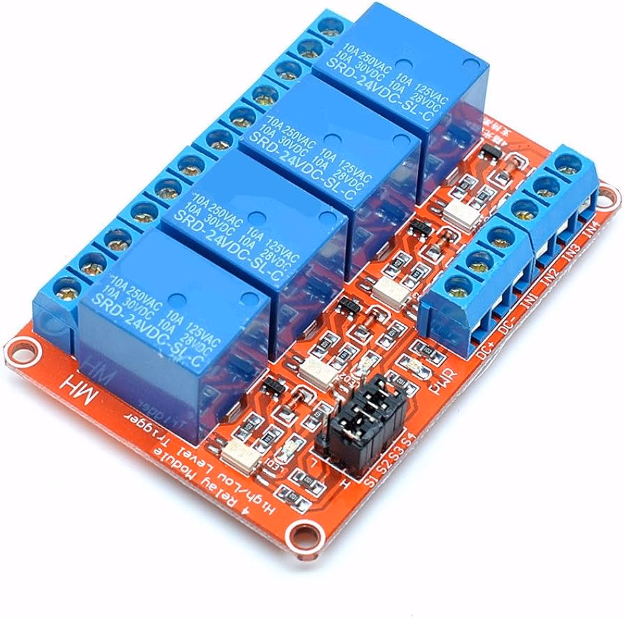 1781311855_4-channel-24v-relay-module-high-low-level-trigger-industrial-control-board-1.jpg Power Cut Off Plug Timer Socket W3001 Robotek - Image 1