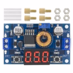 XL4015 High power 5A 75W DC-DC Adjustable Step-down Charger Module Step Down Buck Converter LED Driver with Red Voltmeter