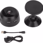 Indoor Security Camera 1080P Nightshot Mini Size Wide Viewing Angle Video Recording WiFi Security Camera