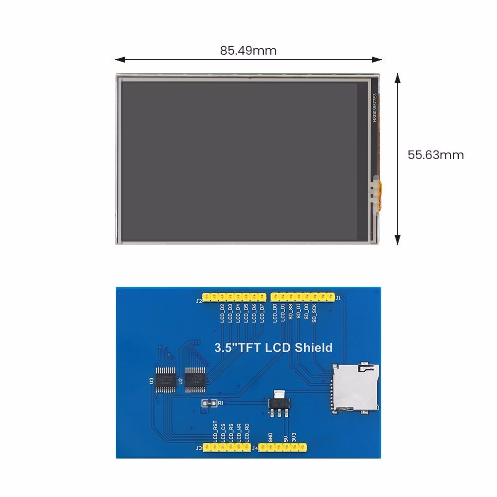 1767677183_35-inch-ili9486-tft-touch-shield-lcd-module-480320-for-arduino-uno-2.jpg VL53L0X Laser Time of Flight Range Finder Distance Sensor - Image 1