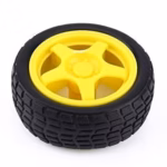 Smart Car Robot Plastic Tire Wheel D65mm