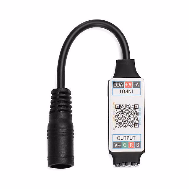 autofix-p985-20260413184725-5.jpeg Mini LED Bluetooth RGB Controller Strip Light Controller Wireless SmartPhone Control DC 5-24V 6A For RGB 3528 5050 Strip - Image 1